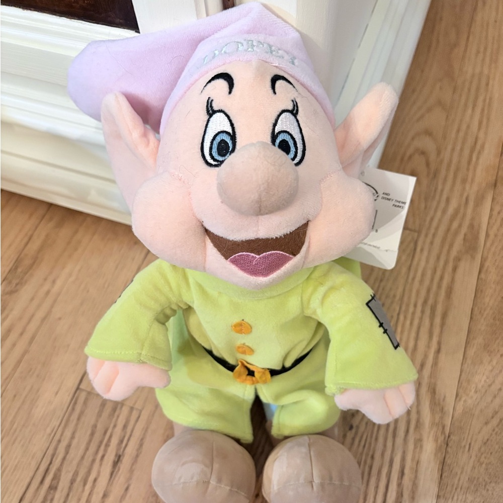 ‘Dopey’ Plush from Disney’s Snow White and the Seven Dwarves, 12”